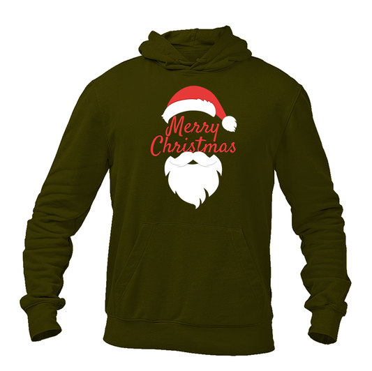 Men's Merry Christmas Santa Claus Pullover Hoodie