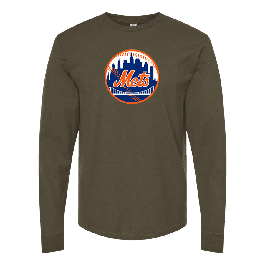 Men's New York Mets Long sleeves T-Shirt