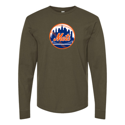 Men's New York Mets Long sleeves T-Shirt