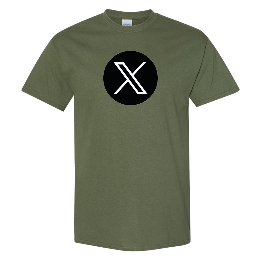 Men's Twitter X Cotton T-Shirt