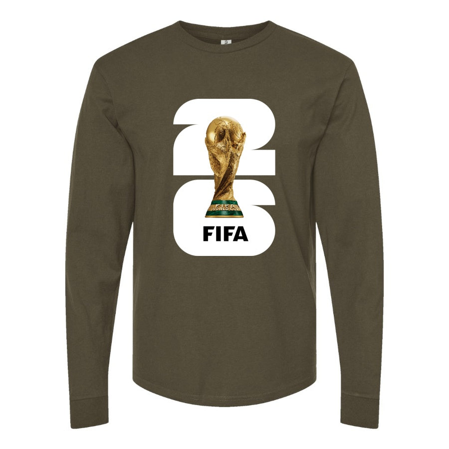 Men's Fifa World Cup 2026 Long Sleeves Cotton-Blend T-Shirt