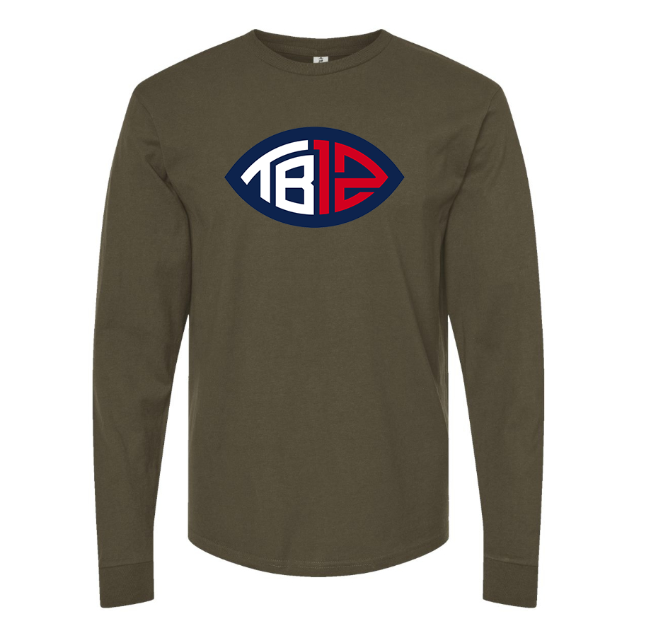 Men's Tom Brady 12 Long sleeves T-Shirt