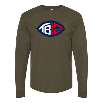 Men's Tom Brady 12 Long sleeves T-Shirt