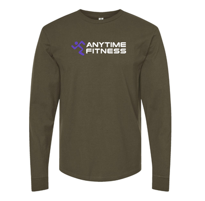 Men's Anytime Fitness Gym  Long sleeves T-Shirt