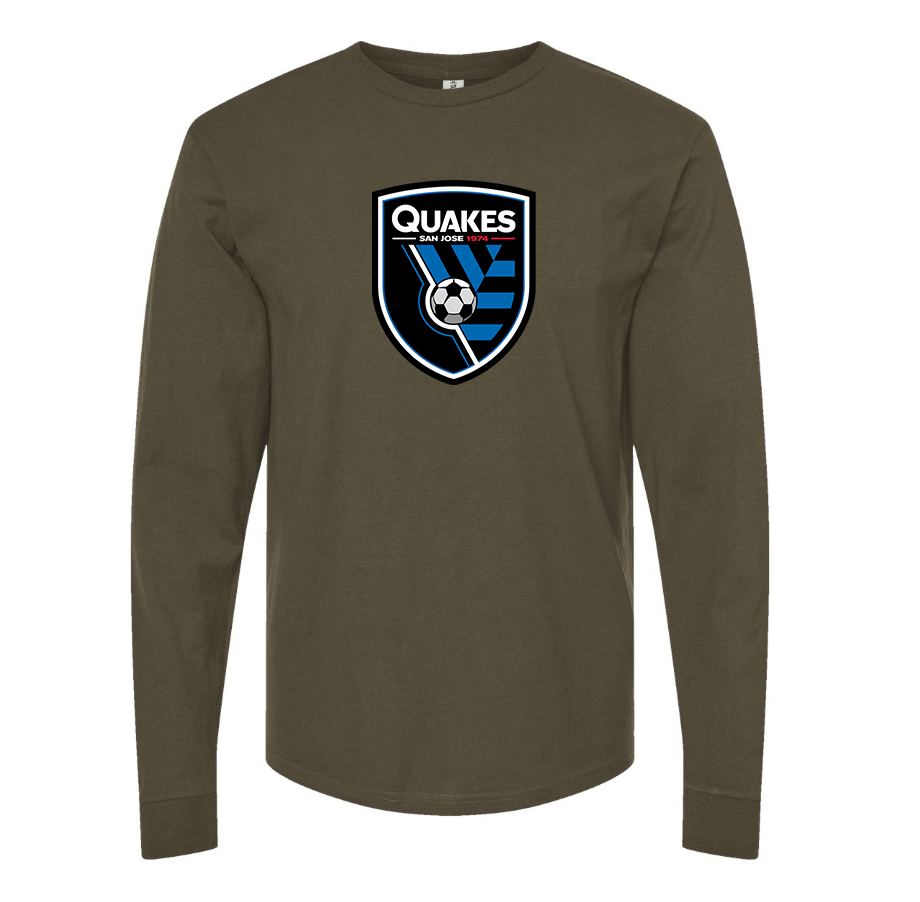 Men's San Joke Earthquakes  Long sleeves T-Shirt