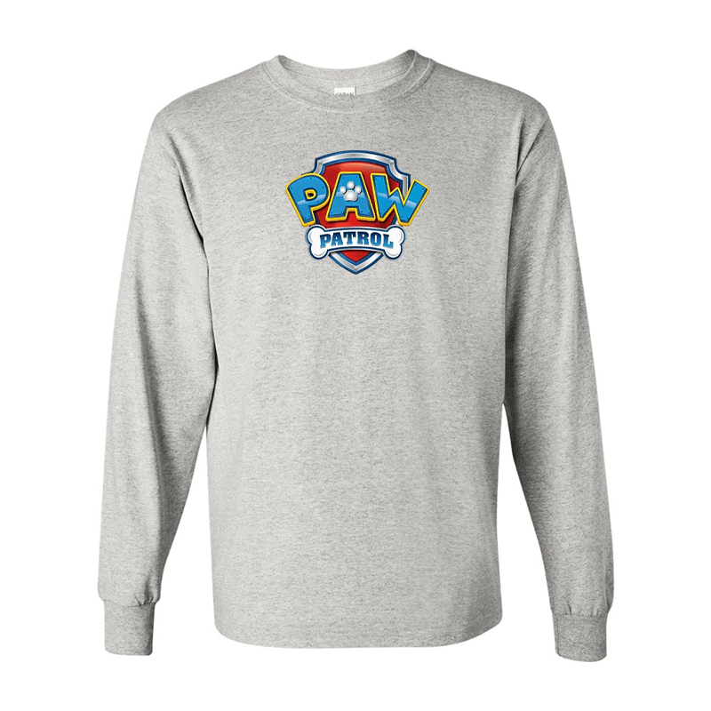Men's Paw Patrol Gildan Heavy Cotton Long Sleeve T-Shirt