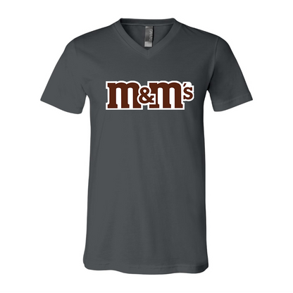 Men's M&M_s BELLA  CANVAS  Jersey V-Neck Tee