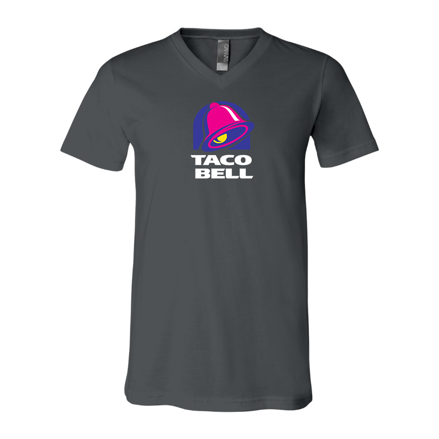 Men's Taco Bell  BELLA  CANVAS  Jersey V-Neck Tee