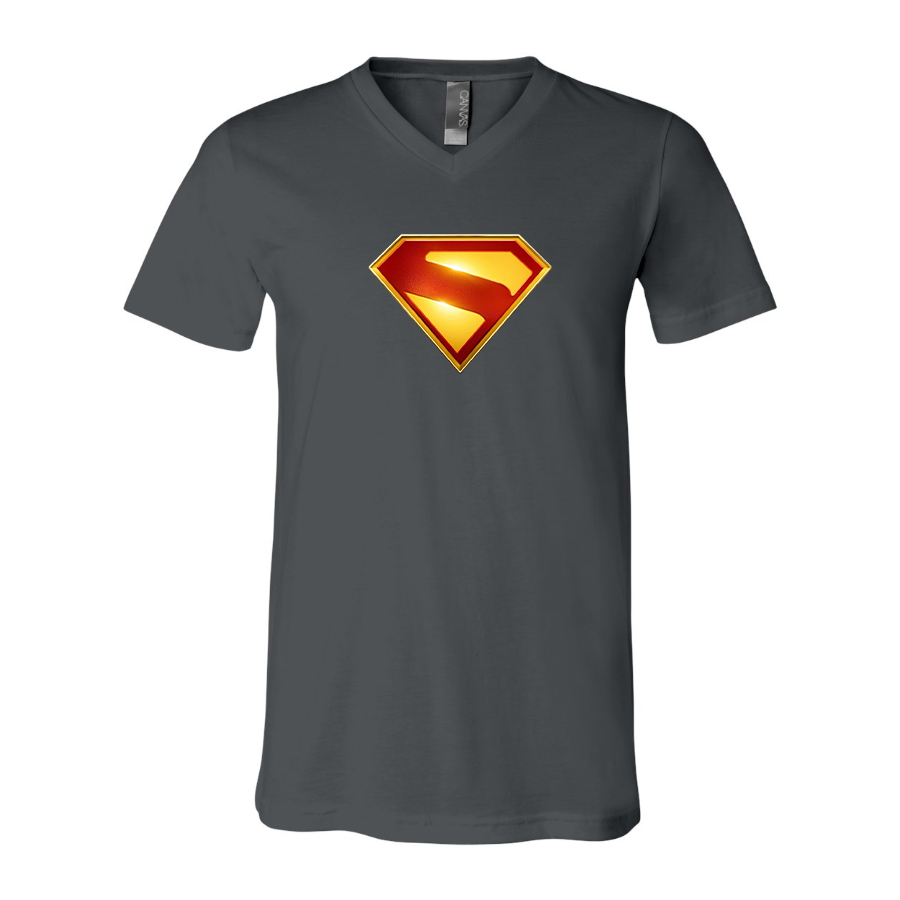 Superman 2025 BELLA  CANVAS  Jersey V-Neck Tee