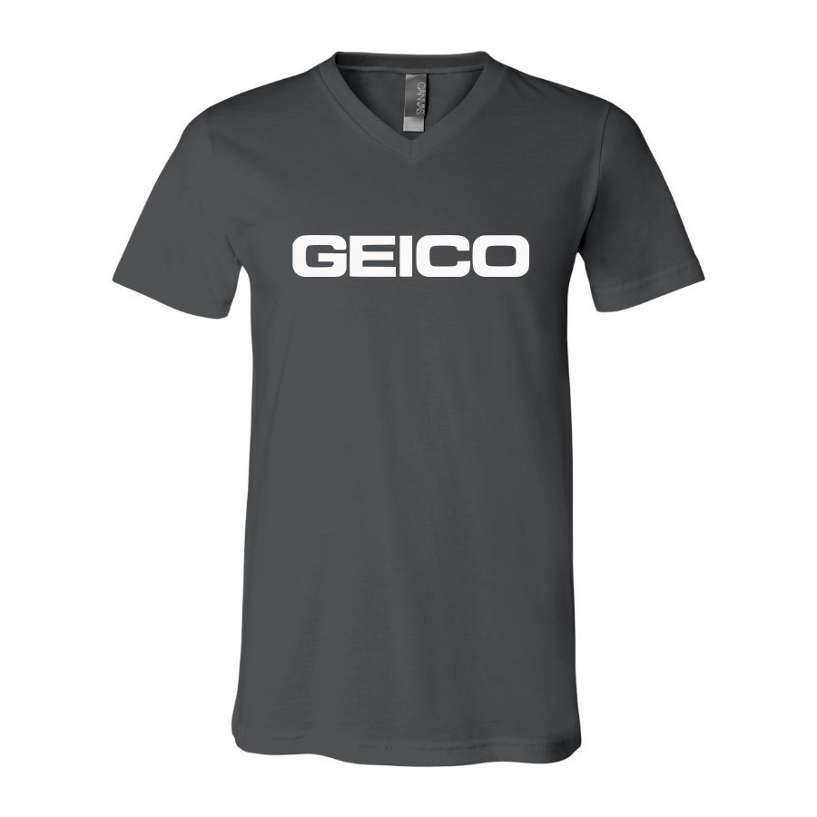 Men's Geico  BELLA  CANVAS  Jersey V-Neck Tee