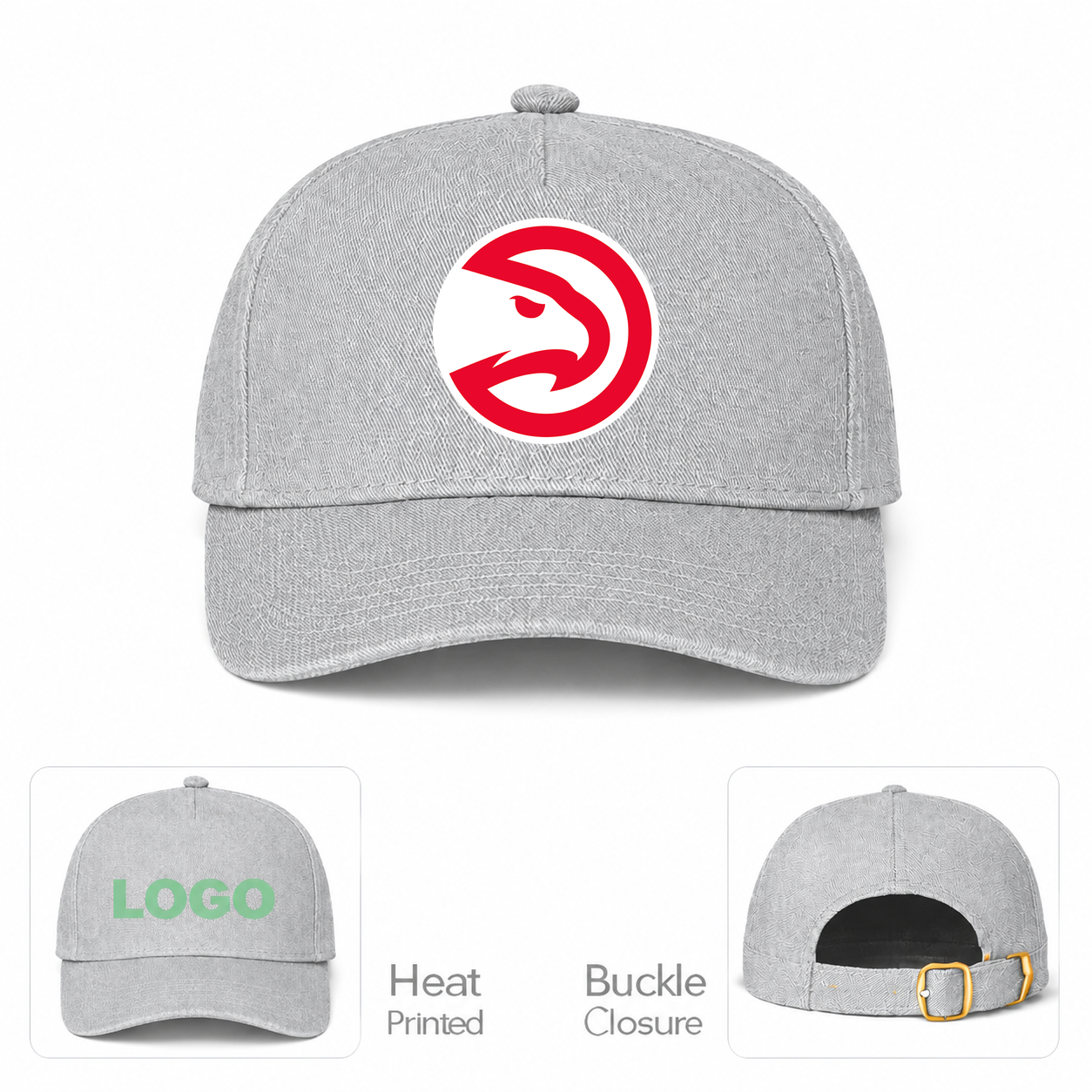 Atlanta Hawks Dad Baseball Cap Hat