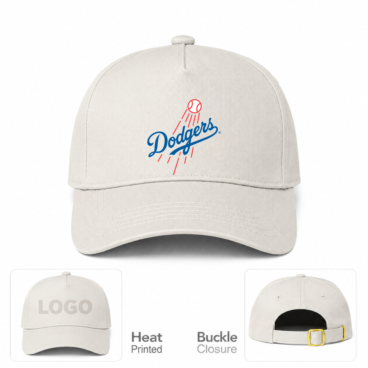 Los Angeles Dodgers Dad Baseball Cap Adjustable Buckle Hat