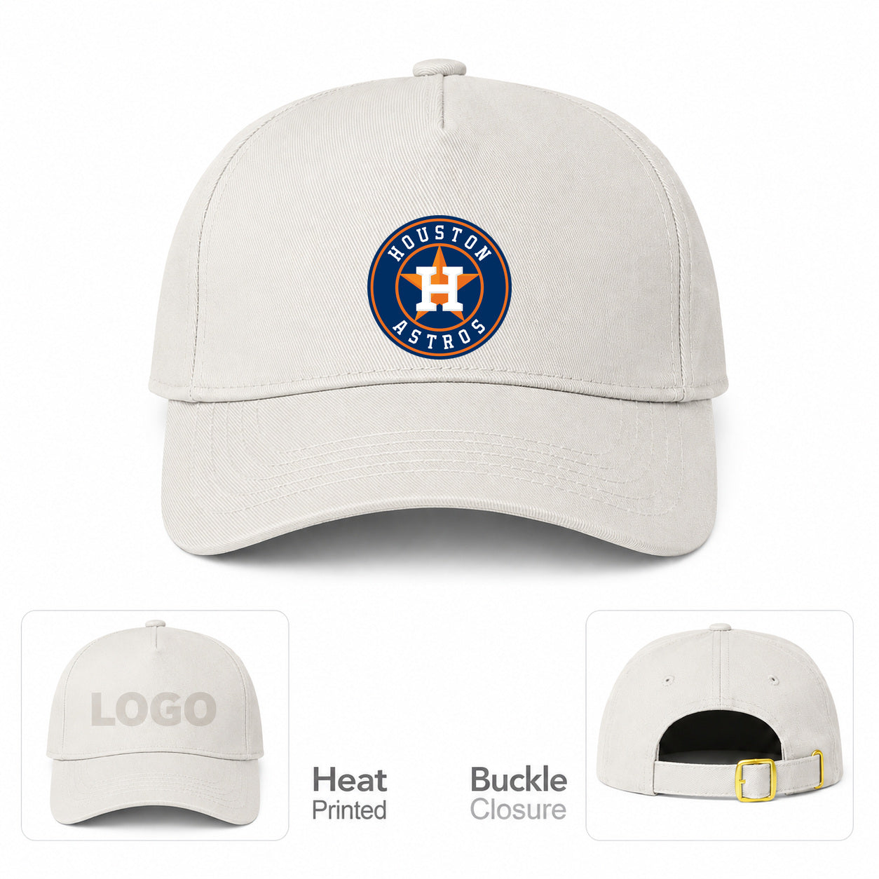 Houston Astros Dad Baseball Cap Hat