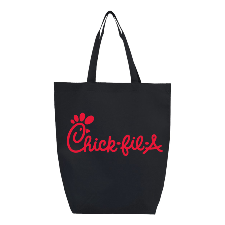 Chick fil A Q Tees Non Woven Gusset Bottom Tote T-Shirt