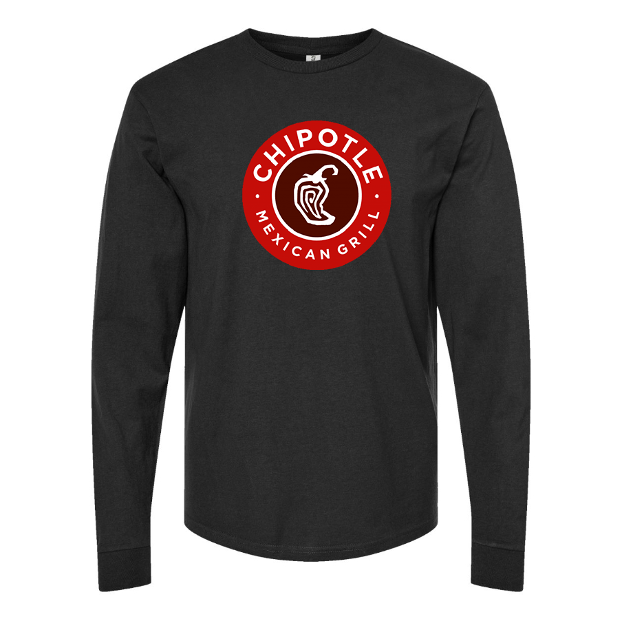 Men's  Long sleeves T-Shirt Chipotle Mexican Grill