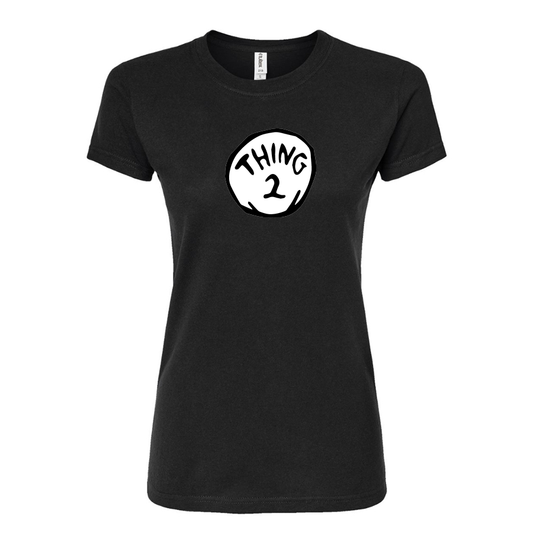 Women's Dr. Suess Thing 2 Round Neck T-Shirt