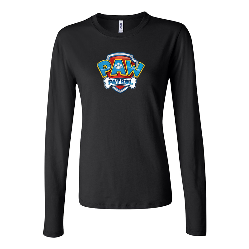 Women’s Paw Patrol  BELLA CANVAS Jersey Long Sleeve Tee