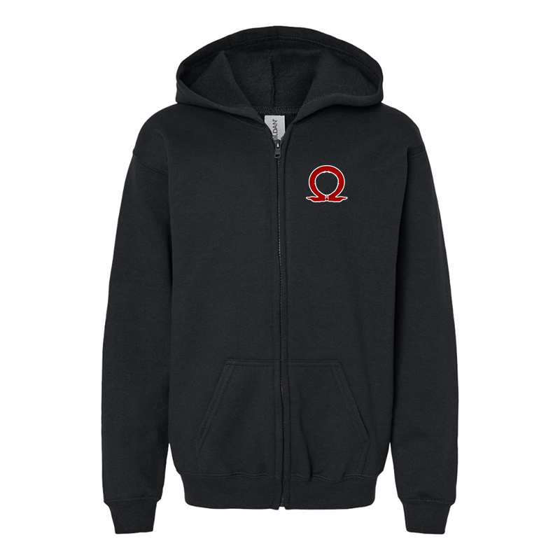 Youth's God Of War Gildan Heavy Blend Full-Zip Hooded Sweatshirt