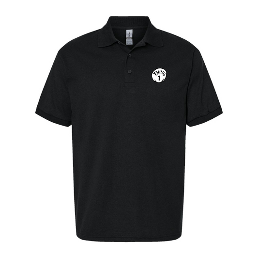 Men's Dr. Suess Thing 1 Dry Blend Polo