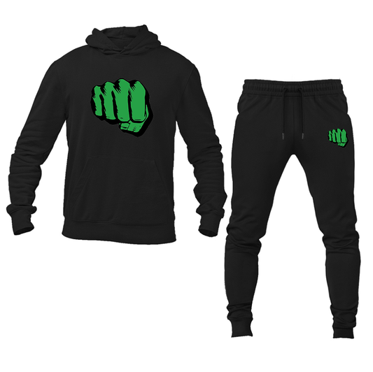 Men's Hulk Punch Hoodie and Joggers Set