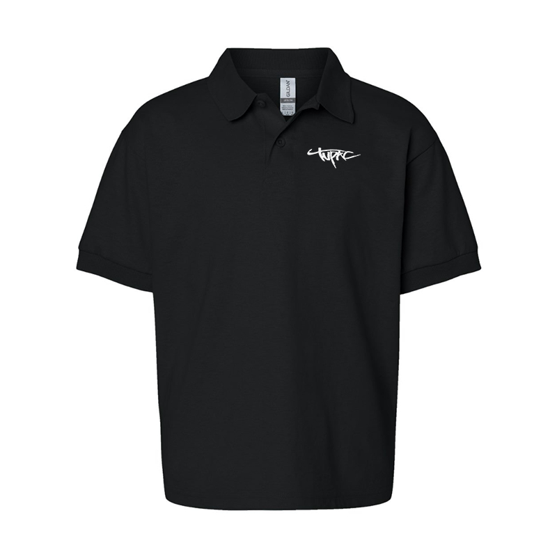 Youth's Tupac Gildan Dry Blend Jersey Polo