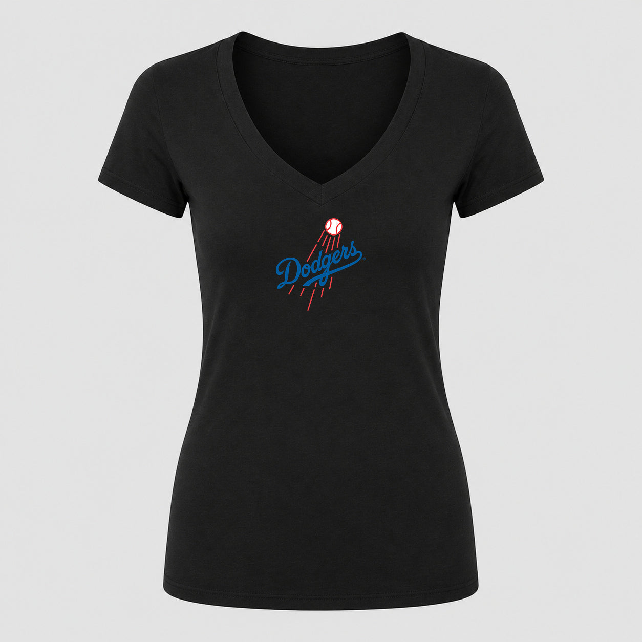 Women's Los Angeles Dodgers V-Neck T-Shirt
