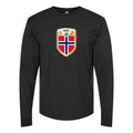 Men's Norway Soccer Long sleeves Cotton Blend T-Shirt