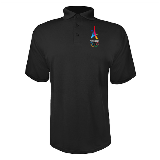 Men's Paris 2024 Olympics Polyester Polos