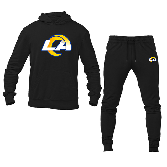 Men's Los Angeles Rams Hoodie and Joggers Set