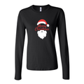 Women's Merry Christmas Santa Claus Long Sleeve T-Shirt