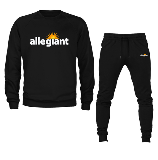 Men's Allegiant Air Crewneck Sweatshirt Joggers Suit