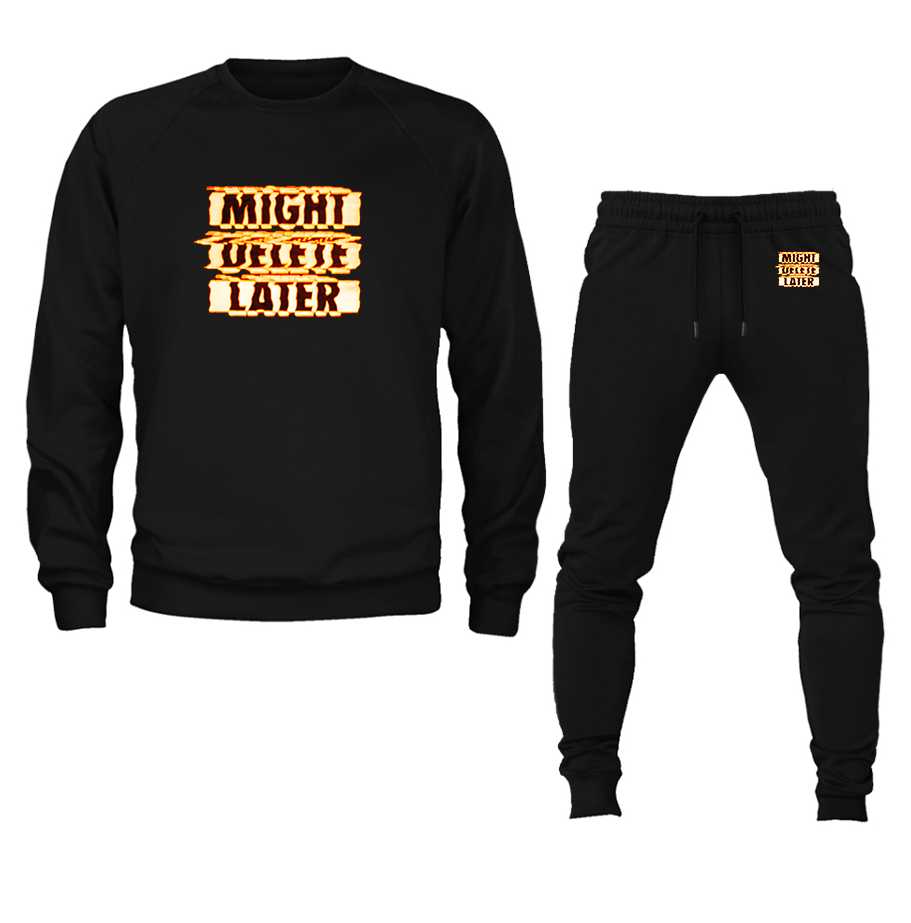 Men's Might Delete Later - J Cole Crewneck Sweatshirt Joggers Suit