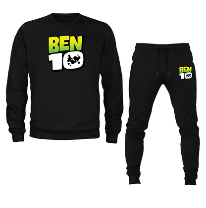 Men's Ben 10 Crewneck Sweatshirt Joggers Suit