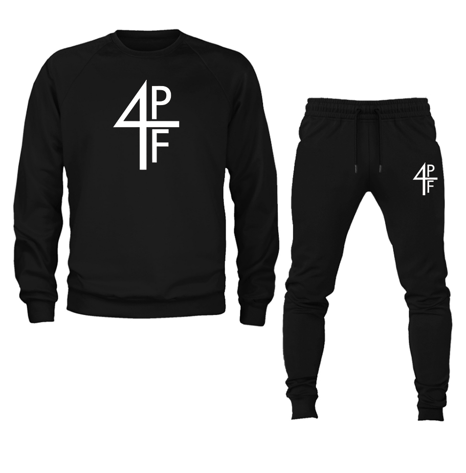 Men's Lil Baby 4PF Crewneck Sweatshirt Joggers Suit