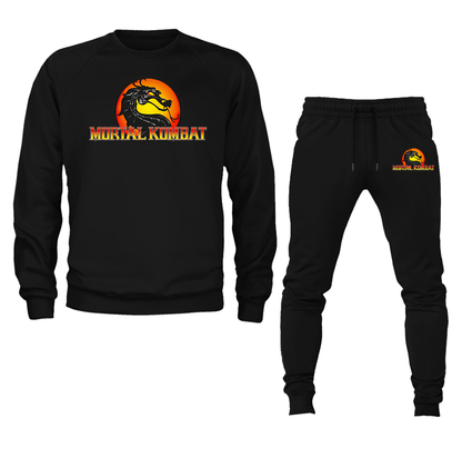 Men's Mortal Kombat  Crewneck Sweatshirt Joggers Suit