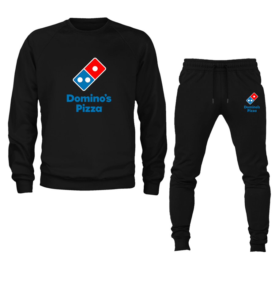 Men's Domino's Pizza Crewneck Sweatshirt Joggers Suit