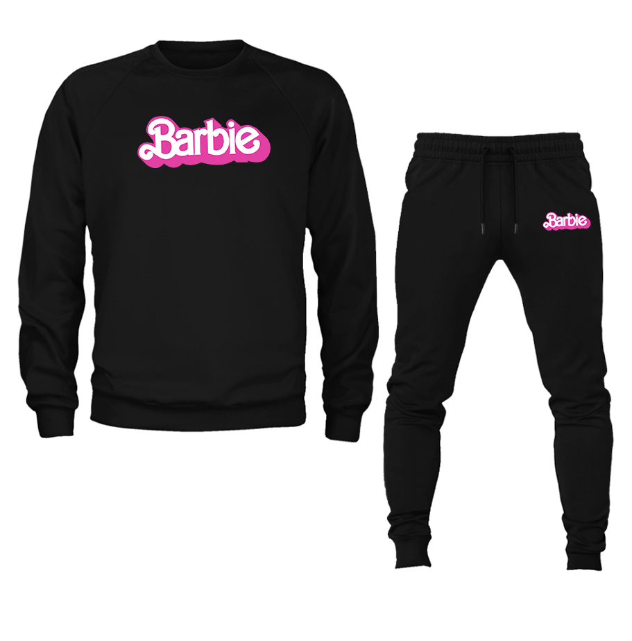 Men's Barbie Crewneck Sweatshirt Joggers Suit