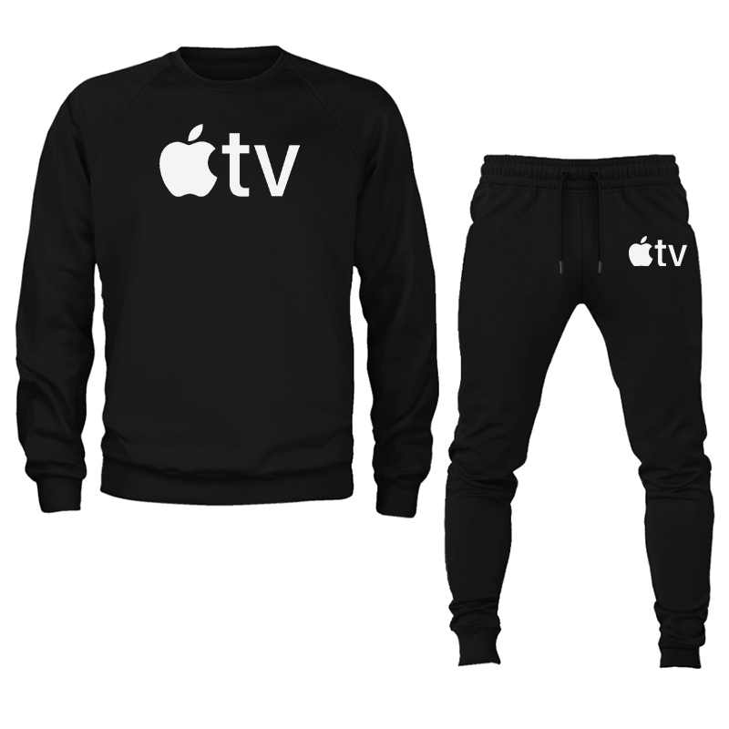 Men's Apple TV  Crewneck Sweatshirt Joggers Set