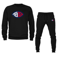 Men's Tom Brady 12 Crewneck Sweatshirt Joggers Suit