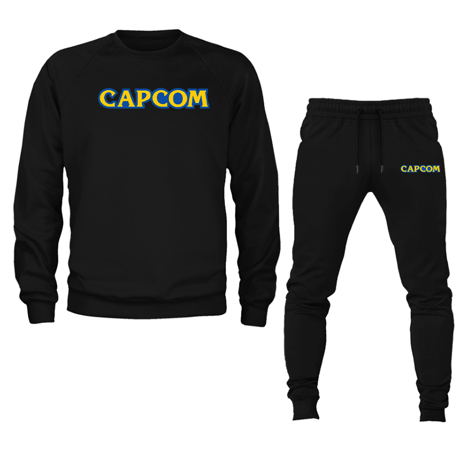 Men's Capcom Crewneck Sweatshirt Joggers Suit