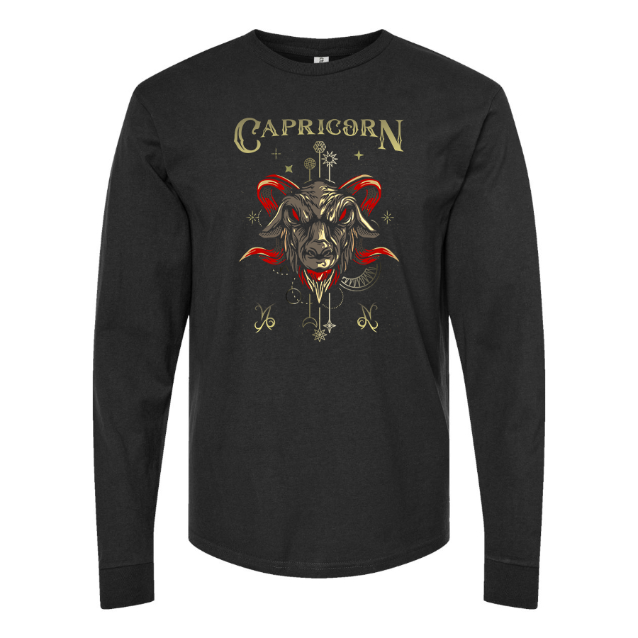 Men's Capricorn Zodiac sign Long sleeves T-Shirt