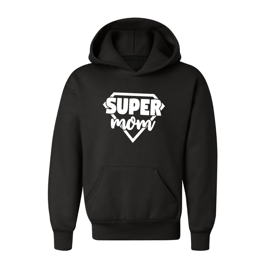 Youth's Super Mom Pullover Hoodie