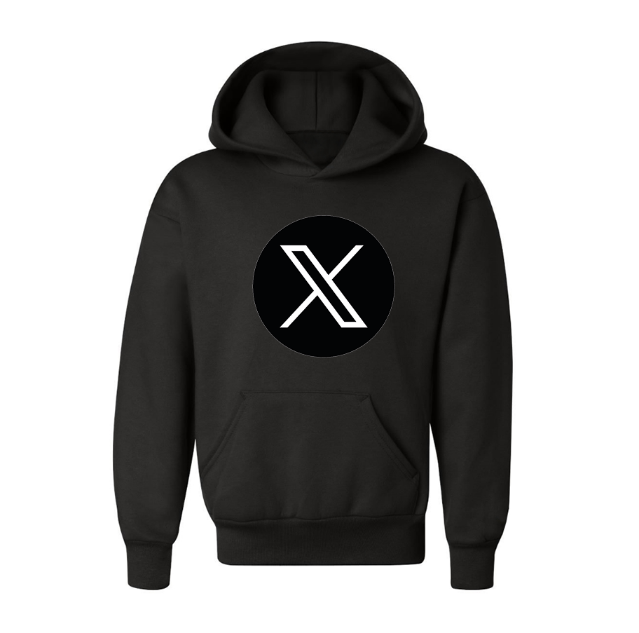 Youth's Twitter X Pullover Hoodie