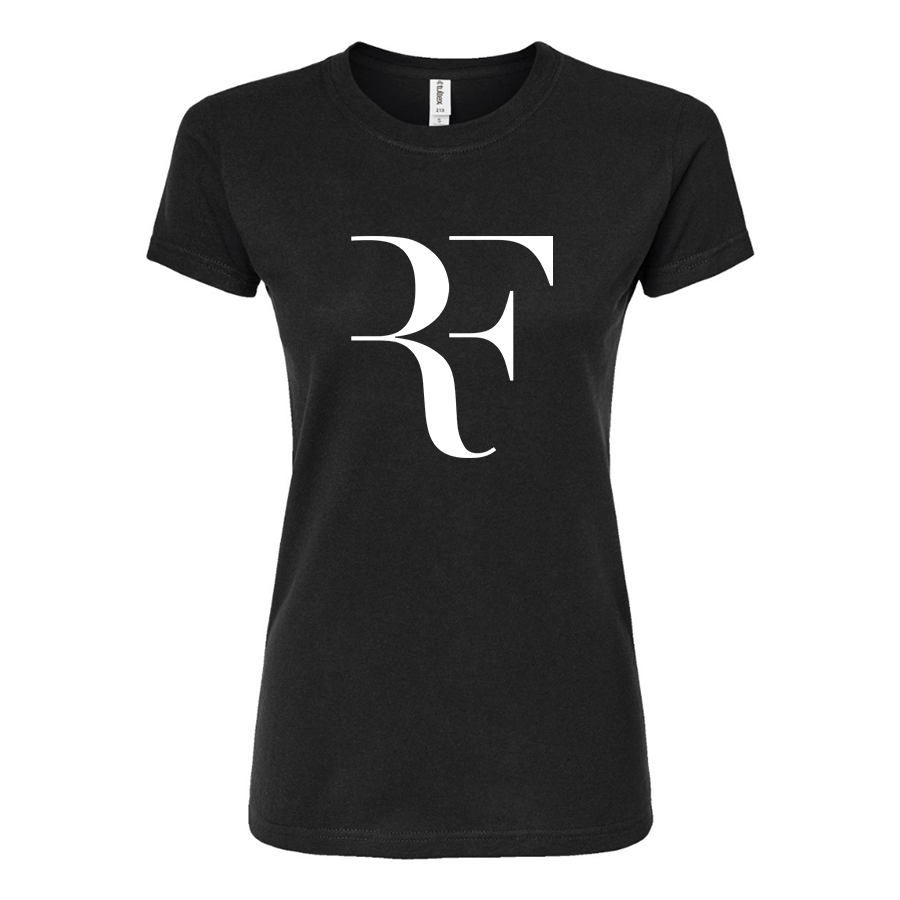 Women's Roger Federer Round Neck T-Shirt