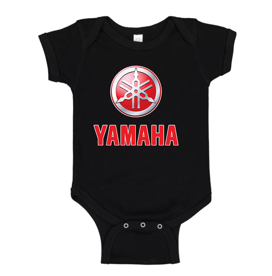 Yamaha Bike Motorcycle Baby Romper Onesie