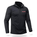 Men's Five Guys Quarter Zip Pullover Premium Fleece Lined Heather Long Sleeve Golf Shirts Midweight 1/4 Half Zip Sweatshirts