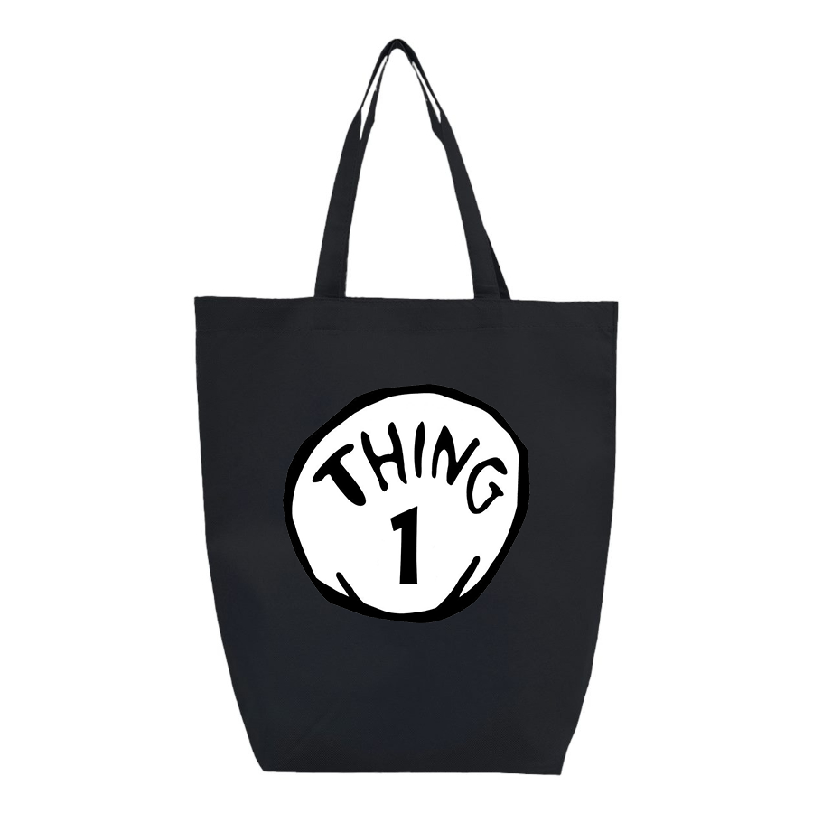 Dr. Suess Thing 1 Q-Tees Non-Woven Gusset Bottom Tote