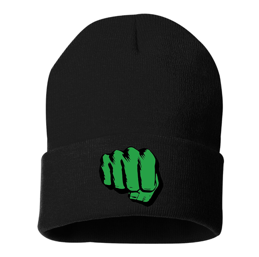 Hulk Punch Beanie Hat