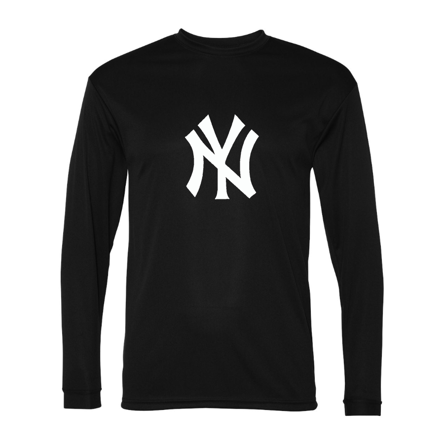 Men's New York NY Yankees Polyester Long Sleeve T-Shirt