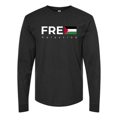 Men's Free Palestine Long sleeves T-Shirt